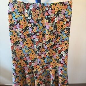 Floral Women's Skirt - Multicolor